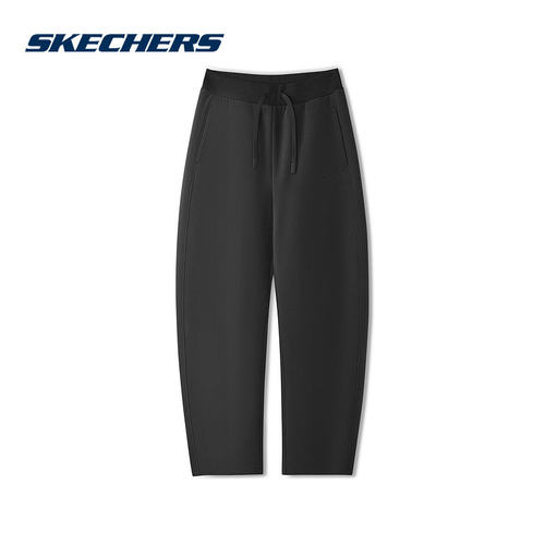 Skechers斯凯奇长裤女士休闲运动裤舒适宽松针织裤 L225W111/0018
