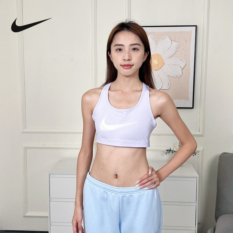 NIKE耐克女子运动内衣中强度支撑健身训练文胸BRA背心IO05