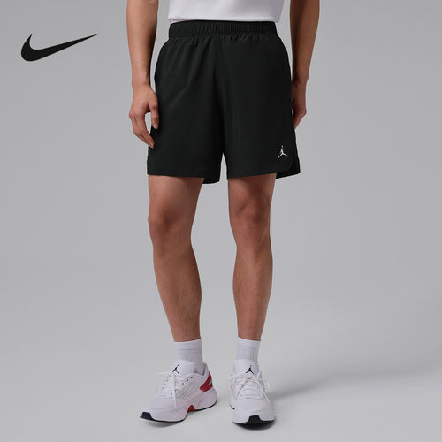 Jordan耐克Dri-FIT男子速干球场梭织百搭轻盈运动短裤IF2161-010