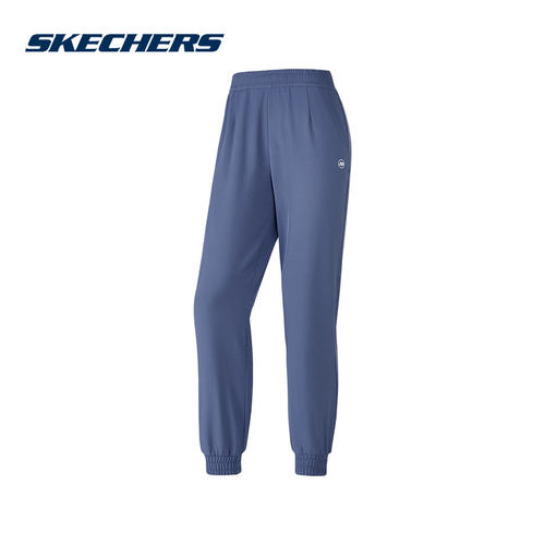 Skechers斯凯奇女子长裤宽松舒适束脚裤休闲运动裤 P424W149/022C