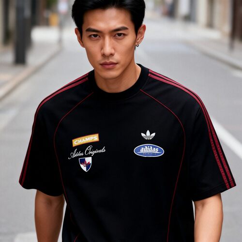 阿迪达斯adidas正品男士短袖T 恤 2026秋季新款运动上衣 LD6504