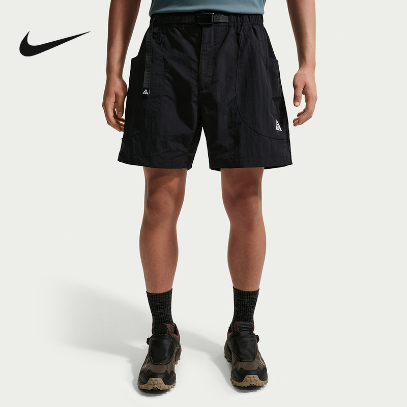 Nike ACG男户外机能越野徒步大口袋拒水速干梭织短裤IF0894-010图片