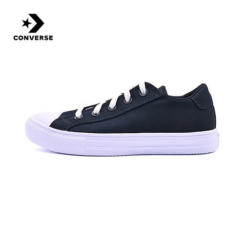 Converse匡威男女鞋26春新款黑色低帮帆布鞋经典百搭板鞋A19306C