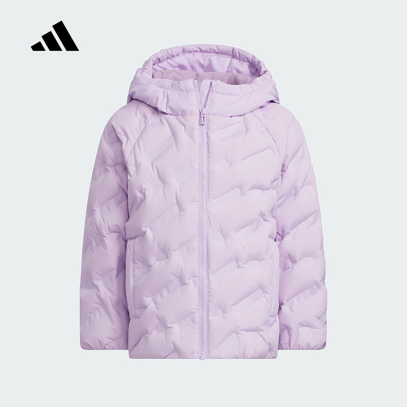 adidas阿迪达斯冬新款暖芯保暖休闲连帽外套女小童羽绒服 KB5123,运动服/休闲服装,运动羽绒服,淘宝优惠券,粉丝福利购,淘宝优惠卷
