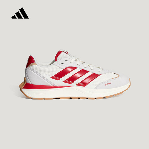 adidas阿迪达斯秋中性超轻稳定透湿排汗缓震回弹休闲运动鞋KH6816