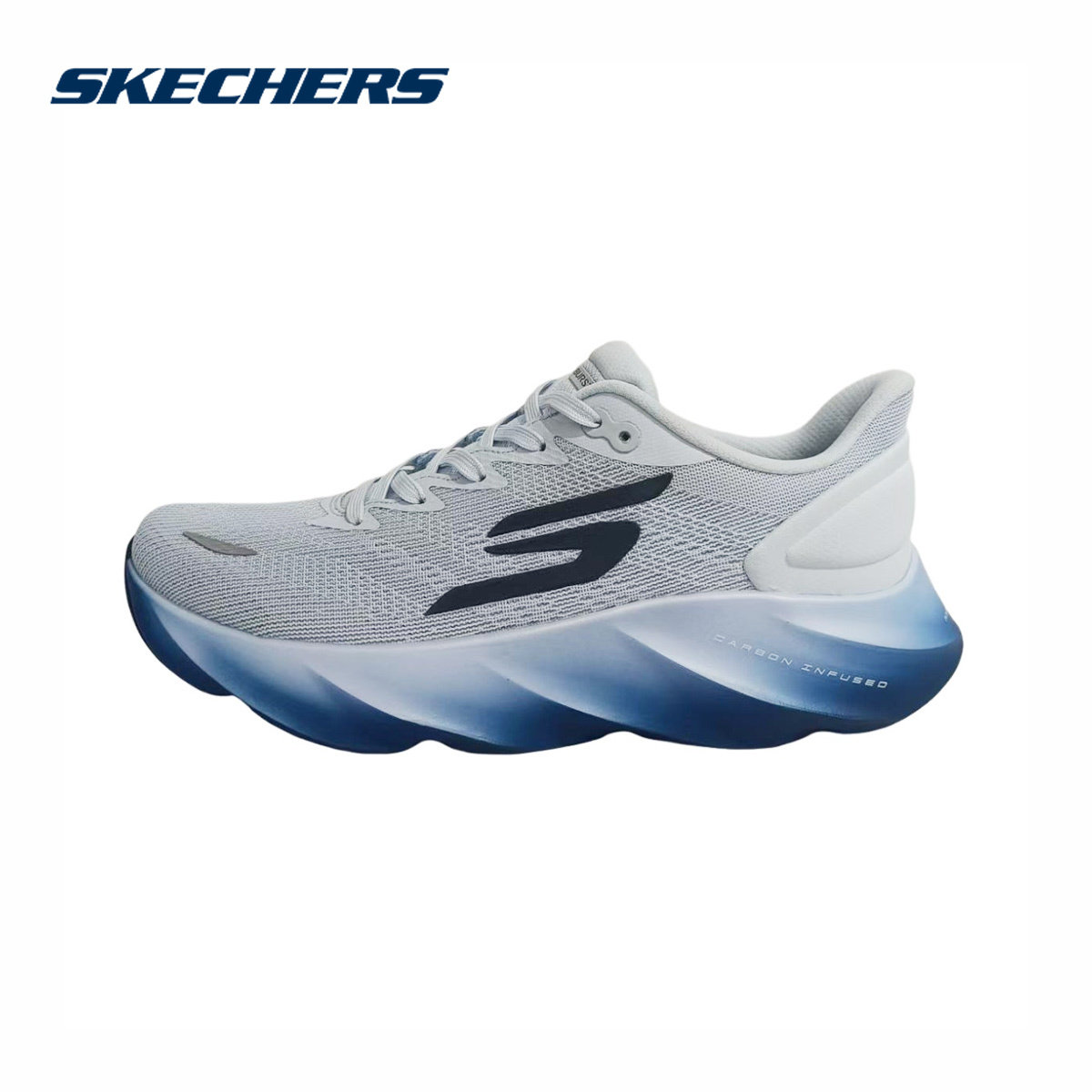 Skechers斯凯奇2026秋男休闲运动鞋透气缓震防滑厚底跑步鞋246210