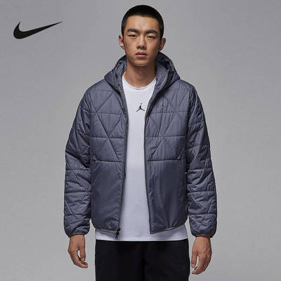 Jordan耐克THERMA-FIT男子拒水夹克保暖轻薄外套上衣FZ3163-075
