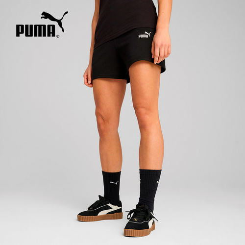 PUMA彪马夏季新款女子休闲运动跑步训练透气舒适短裤 688943-01