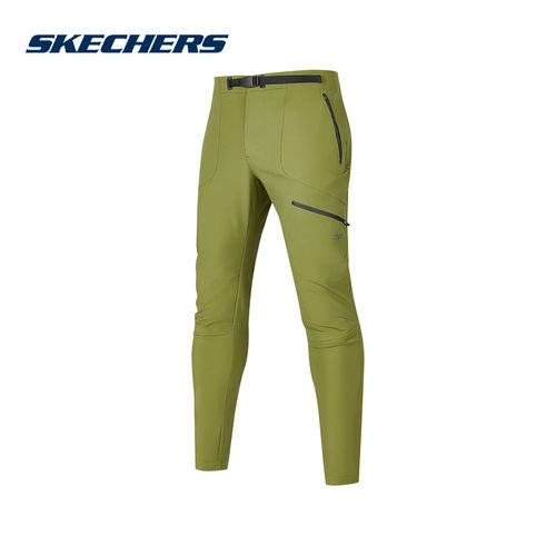 Skechers斯凯奇男士运动休闲百搭时尚柔软舒适梭织长裤 P424M215