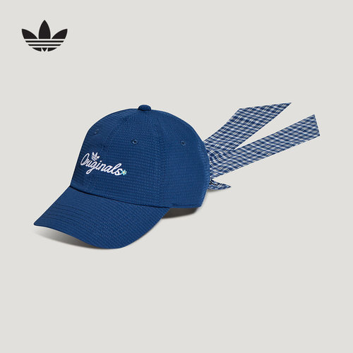 adidas阿迪达斯三叶草可拆卸蝴蝶结运动遮阳棒球帽夏女 KX6985