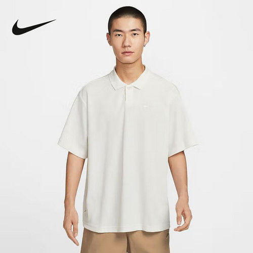 Nike耐克男子秋季新款休闲宽松透气刺绣翻领运动POLO衫IH8665-030