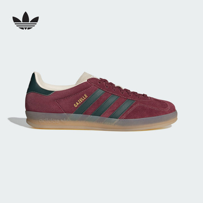阿迪达斯25春三叶草GAZELLE INDOOR男女经典德训板鞋T头鞋JH5403