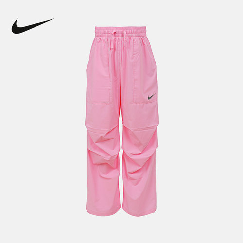 NIKE耐克秋季新品女裤户外运动裤抽绳宽松休闲透气长裤IZ7516-621