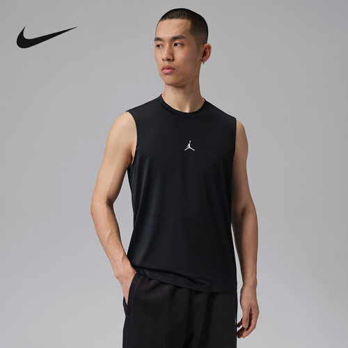 NIKE耐克男子无袖T恤夏季Dri-FIT清爽速干经典运动上衣IF0890-010