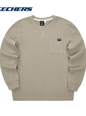 SKECHERS(斯凯奇)|（新款）2024秋男长袖针织衫 L324M021-01NC