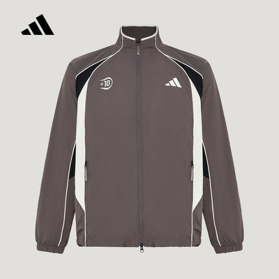 阿迪达斯adidas正品男士夹克2026秋季新款球衣风运动外套 KX2844
