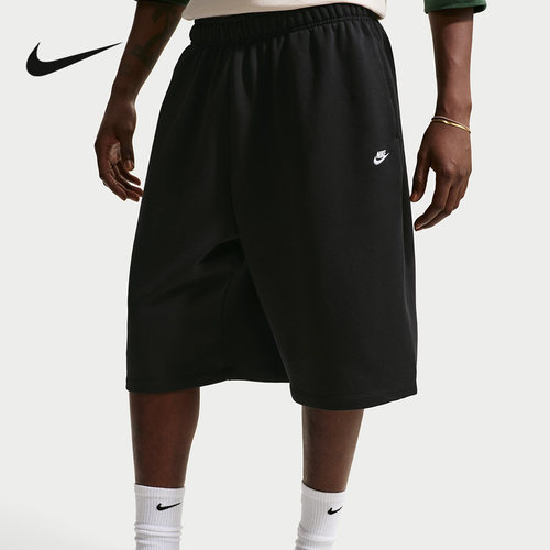 耐克NIKE2026夏季新款男裤宽松透气休闲运动裤针织短裤II5713-010