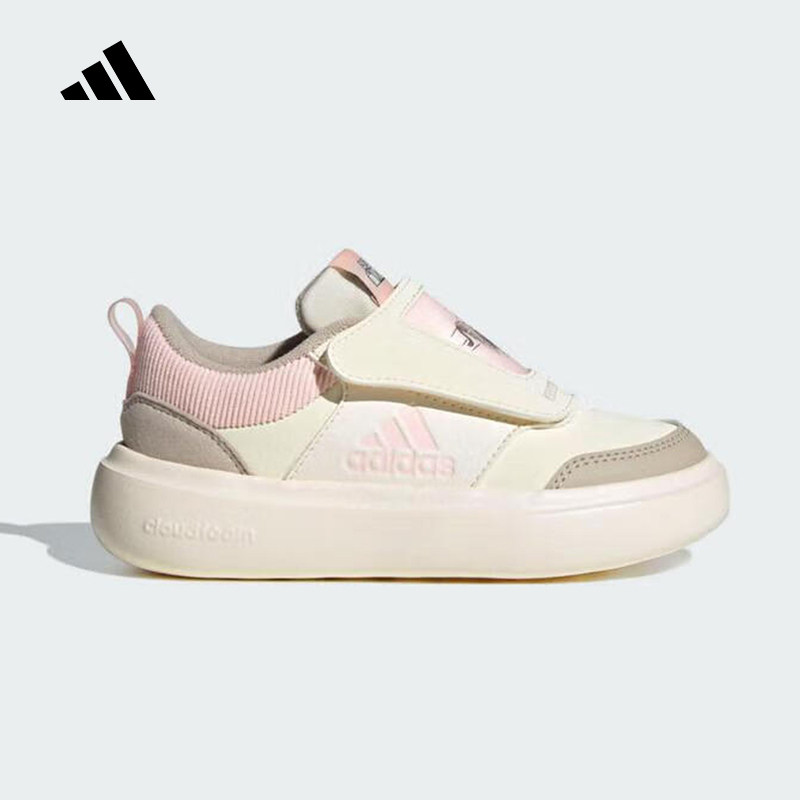 adidas阿迪达斯女小童鞋PARK ST AC C魔术贴运动舒适休闲鞋KJ8727,运动鞋new,运动休闲鞋,淘宝优惠券,粉丝福利购,淘宝优惠卷