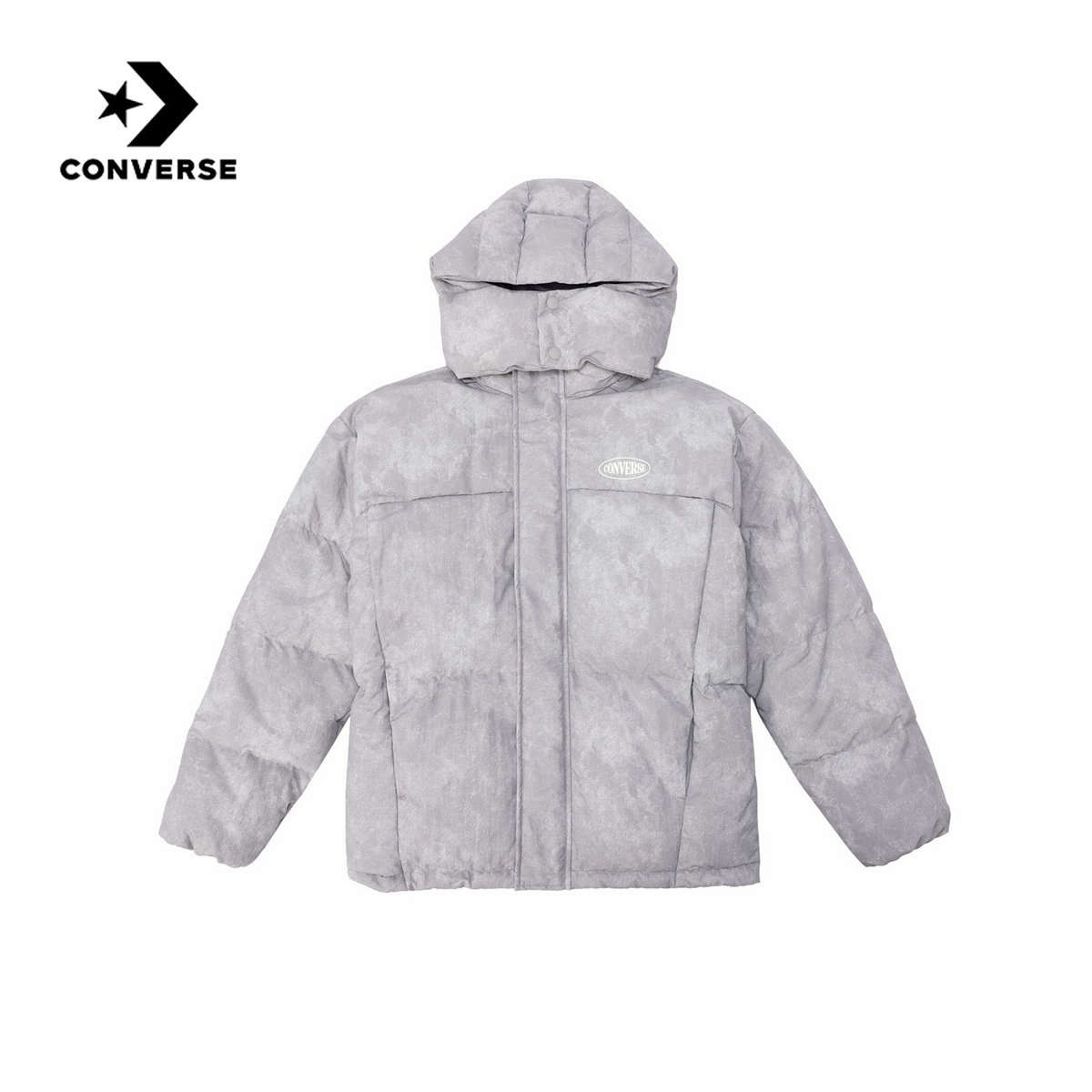 Converse匡威男女情侣款运动羽绒服保暖休闲连帽外套 UCK132-GD9