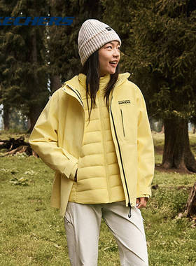 SKECHERS(斯凯奇)|（新品）2025冬女冲锋衣 P425W058-01F4