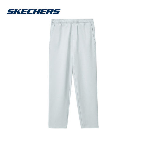 Skechers斯凯奇新款男运动休闲裤舒适透气针织长裤 L324M114/0514