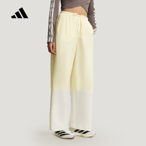 adidas阿迪达斯2026夏女柔自贵系列拒水运动休闲裤梭织长裤KV9246