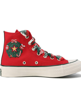 CONVERSE匡威1970s圣诞限定红绿男女鞋CHUCK TAYLOR帆布鞋A12454C