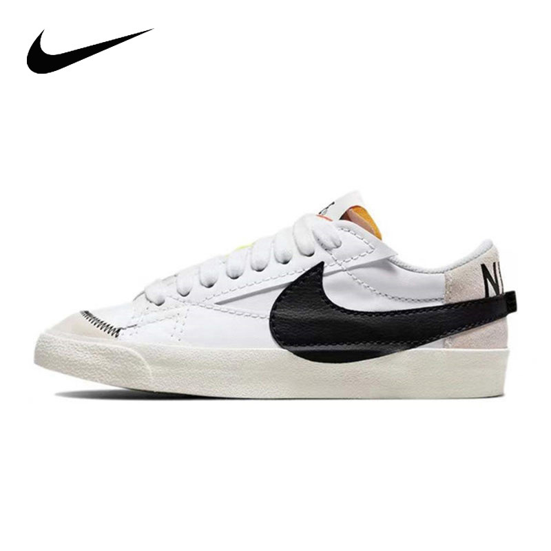 Nike耐克女鞋2022新款大勾休闲鞋blazer开拓者低帮板鞋DQ1470-101