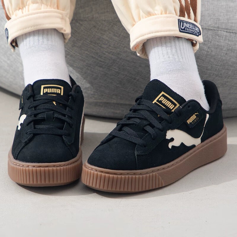 Puma彪马女鞋2024春新款时尚复古运动休闲鞋低帮板鞋397233-01