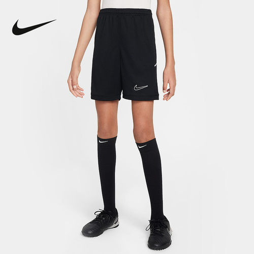 Nike耐克夏新款短裤大童透气足球训练运动宽松五分裤HJ3718-010