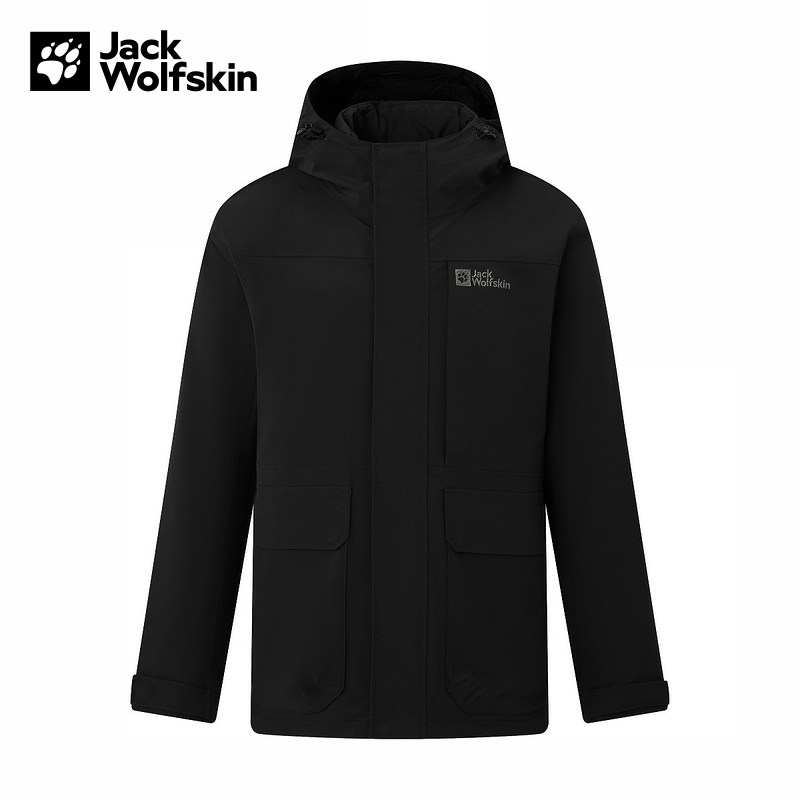 JACKWOLFSKIN(狼爪)|（新款）2025F/W男三合一夹克 A65700-6502