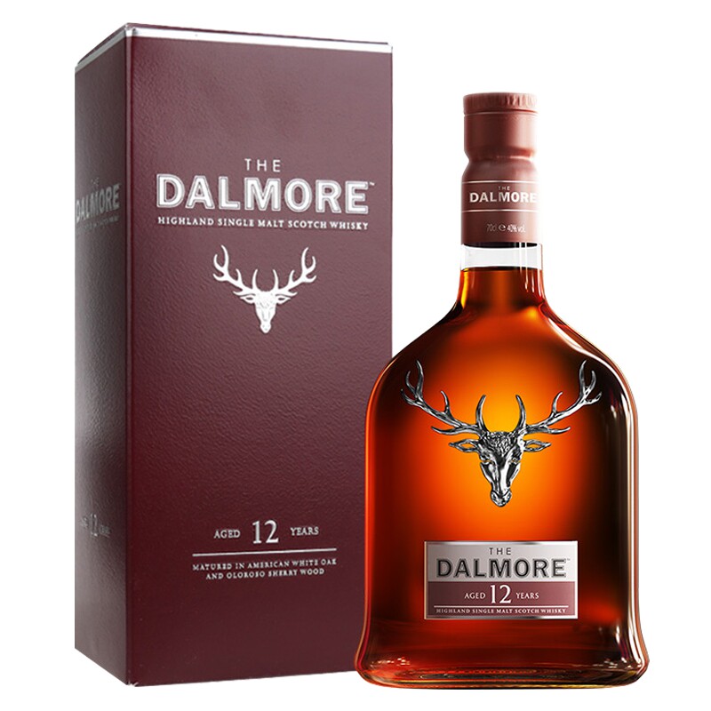 大摩(DALMORE)12年700ml40度单一麦芽威士忌 英国进口苏格兰洋酒高性价比高么？