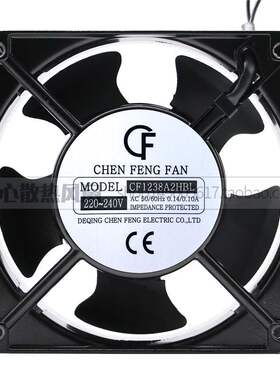 原装 CF1238A2HBL 12038 12CM 220V 0.14A风扇 原装正品质保2年