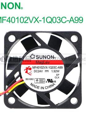 MF40102VX-1Q03C-A99 全新 SUNON 4010风扇 24V 4厘米大风量风扇
