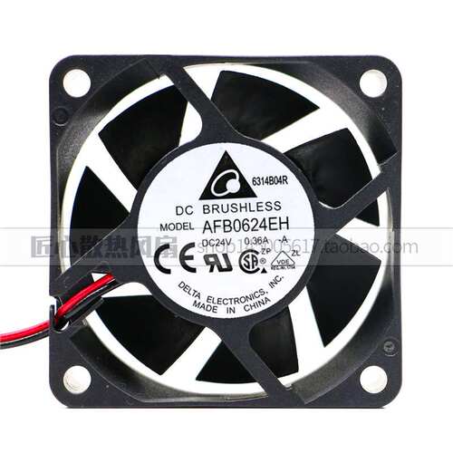 台达 6CM/厘米 6025 24V 0.36A 0.21A AFB0624EH/SH/HH变频器风扇
