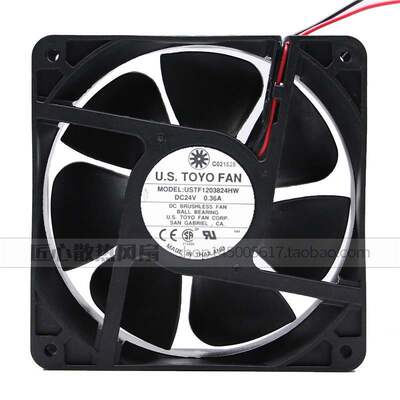 原装 USTF1203824HW 12038 24V 0.36A 12CM 工控机变频器风扇