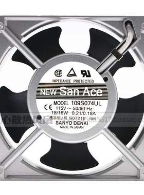 原装 109S024UL 109S005UL 109S075UL 109S074UL 12CM115V风扇