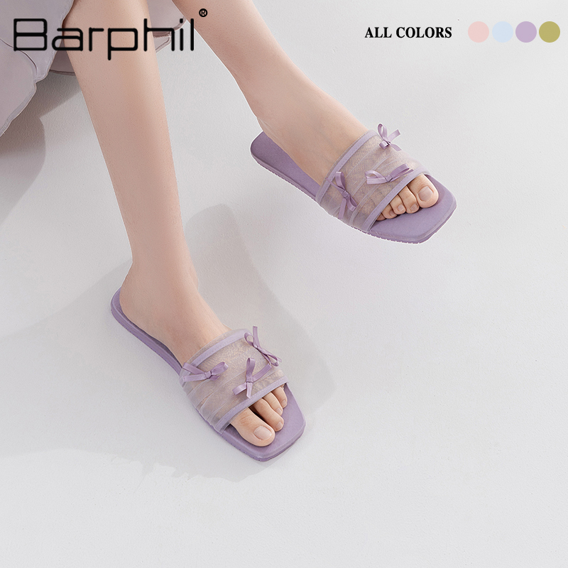Barphil拖鞋室内居家2025夏季新款防滑仙女风高颜值凉拖鞋时尚款