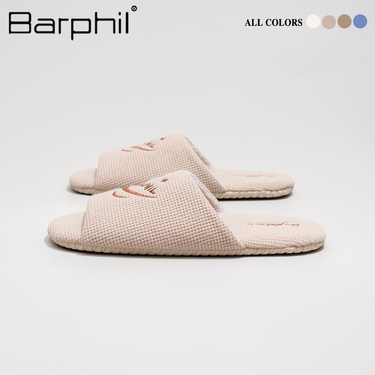 Barphil拖鞋女2025新款秋冬室内家居静音防滑软底情侣款简约男士