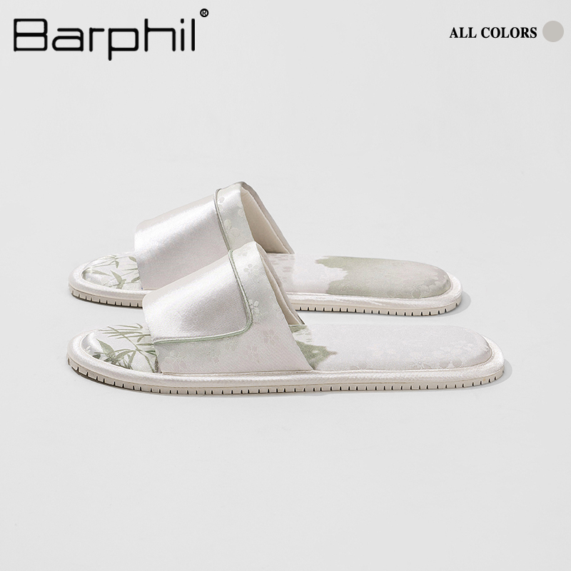 Barphil凉拖鞋女士2025春秋新款新中式室内家居防滑时尚拖鞋外穿