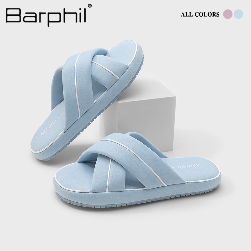 Barphil拖鞋女2025春秋新款室内厚底防滑透气家居凉拖鞋女士外穿