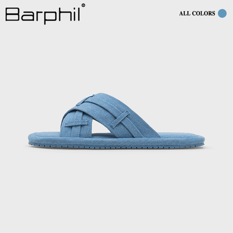 Barphil拖鞋女2025新款春秋室内家居防滑轻便休闲新中式简约透气