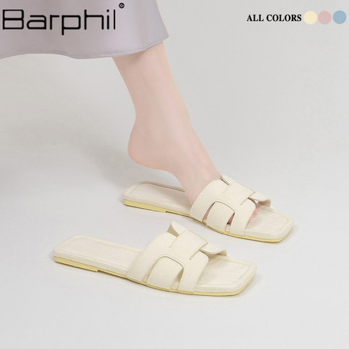 Barphil弹力超纤布休闲拖鞋