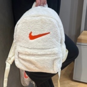 耐克2025年新款 010 113 运动毛绒时尚 双肩包书包背包FZ1330