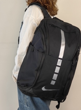 nike气垫双肩包篮球 大容量收纳背包精英休闲旅行包BA5554 DA1922