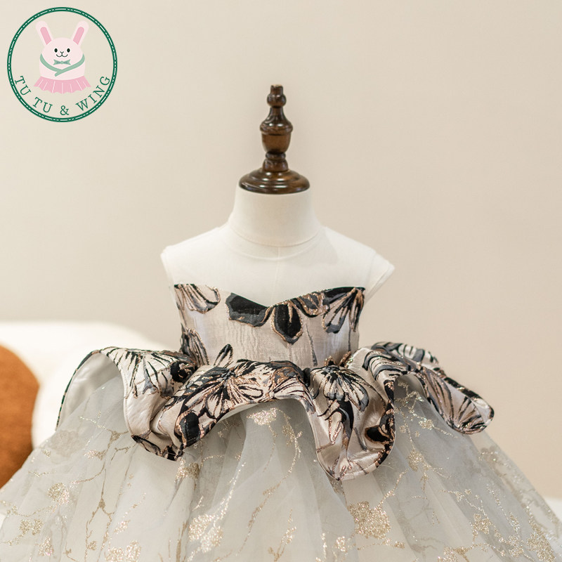 儿童礼服公主裙高端女童蓬蓬纱