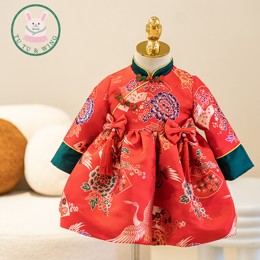 百天喜庆生日新年拜年服