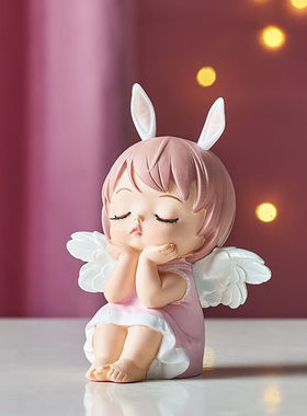 翻旧事可爱办公桌摆件工艺品书桌装饰品客厅桌面创意新婚送女生生