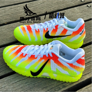 Nike耐克 Ja 3 莫兰特三代圣诞限定白黄橙男女篮球鞋IH0797-100