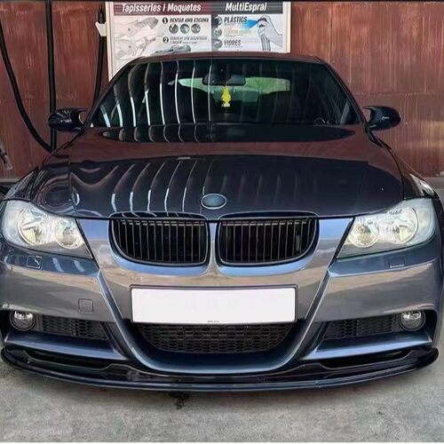 适用于宝马3系E90/E92/E93/改装R款MP款前唇侧裙尾翼后唇牛角顶翼